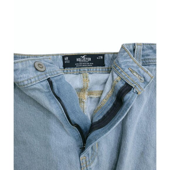 Hollister Cargo Baby Blue Wide-leg Jeans - Picture 3 of 5